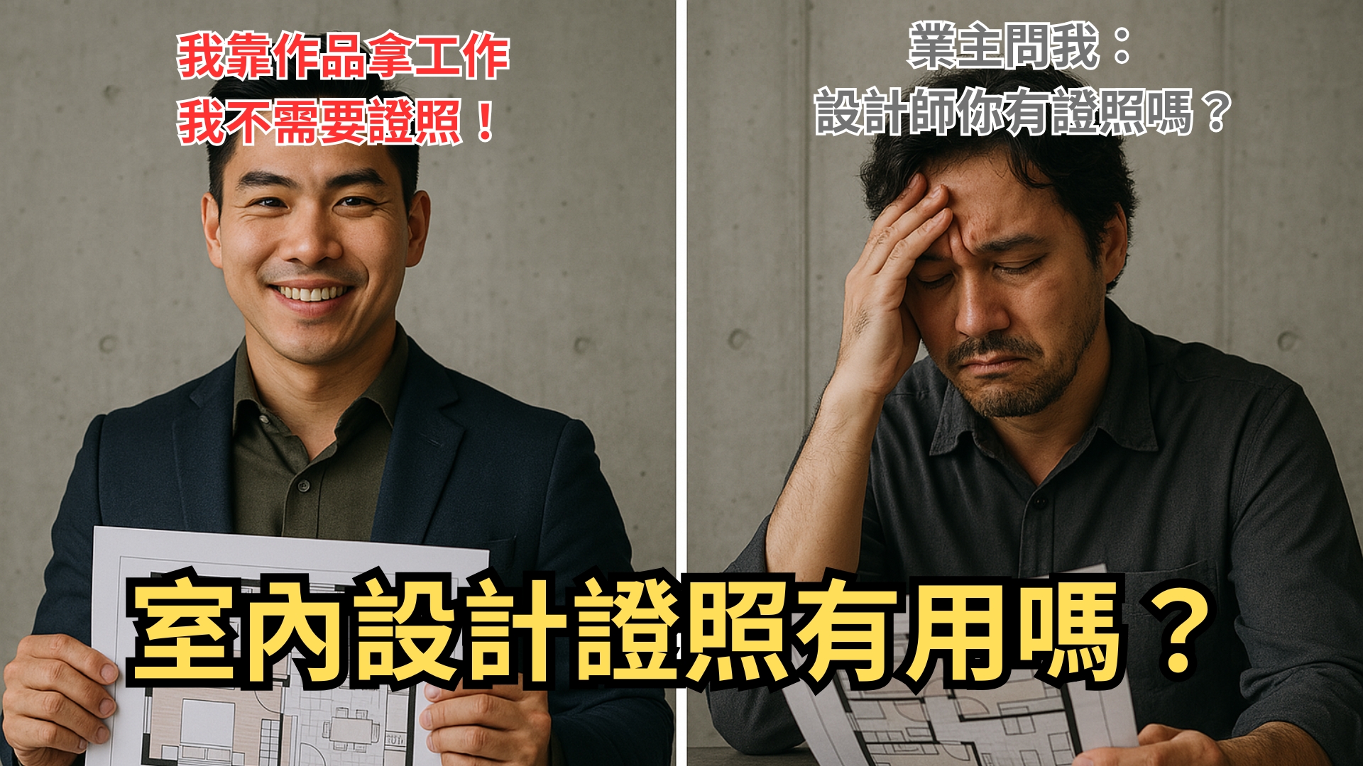 室內設計證照有用嗎？