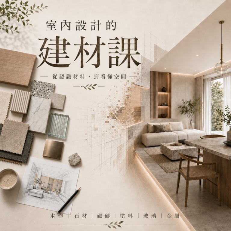 室內設計的建材課，正方形