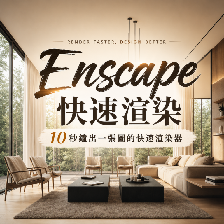 Enscape 快速渲染正方形