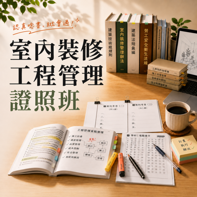 室內裝修工程管理證照班，正方形