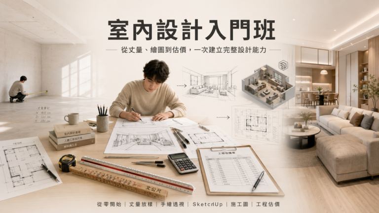 室內設計入門班橫式
